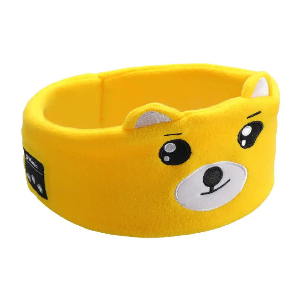 Kids' Comfortable Wireless Animal Eye Mask Headphones | Fun Design