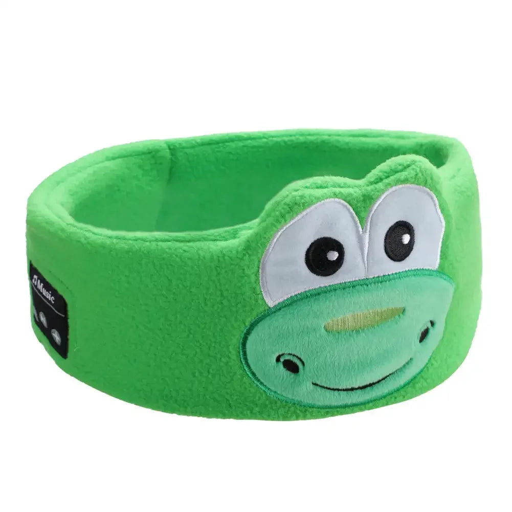 Kids' Comfortable Wireless Animal Eye Mask Headphones | Fun Design